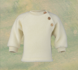 Ullfleece babygenser - kimono