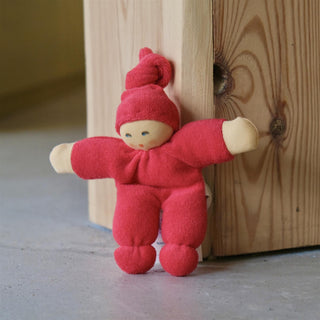 Pimpel rød - beige - 17cm