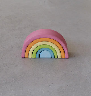 Regnbue - medium pastell