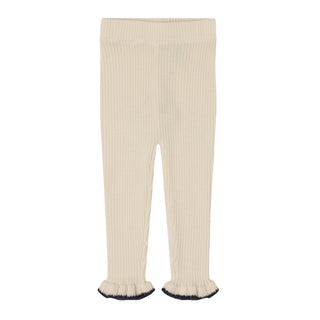 Baby Ruffle leggings i merinoull