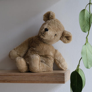 Bamse med varme/kjølepute - liten - lys brun