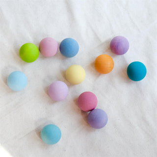 Kuler - 12 stk pastellfarger