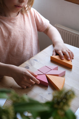 Tangram med oppskriftshefte