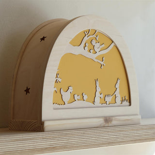 Påske-motiv siluettlampe