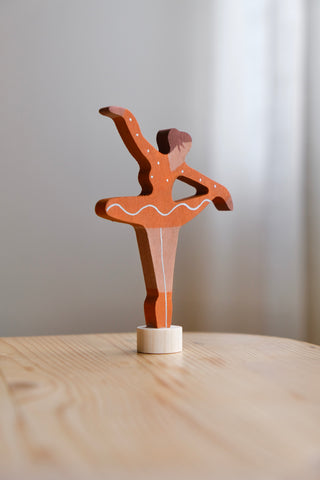 Ballerina til bursdagsring - orange blossom