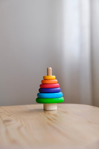 Miniatyrstabletårn til bursdagsring