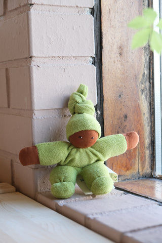 Pimpel grønn - brun - 17cm