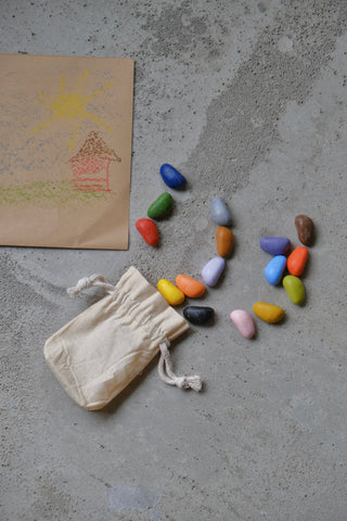 16 stk - Crayon Rocks i økologisk soyavoks