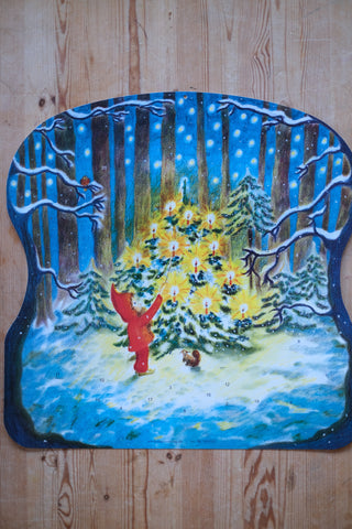 Stor papirkalender - Julaften
