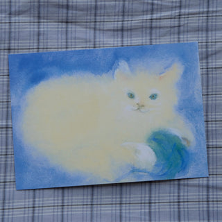 Lekende katt A6 Kort