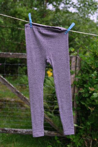 Leggings - silke/ull/bomull
