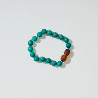 Turquoise armbånd barn (14cm)