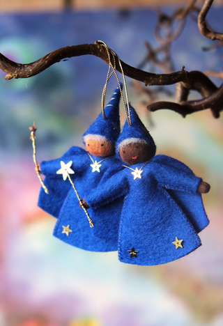 Liten trollmann - hengeullfigur