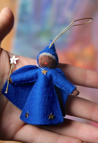 Liten trollmann - hengeullfigur