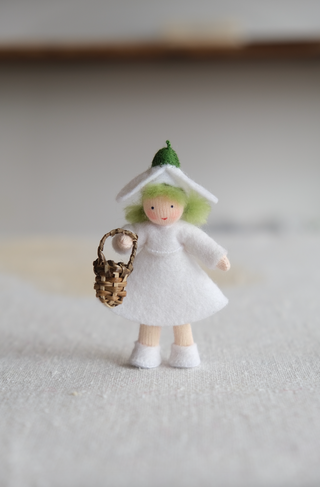 Snøklokkeprinsesse - ullfigur