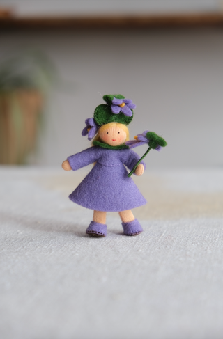 Stemorblomstprinsesse - ullfigur
