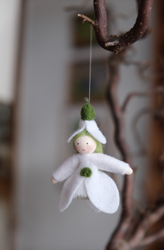 Liten snøklokke - hengeullfigur