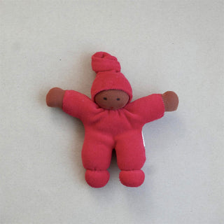 Pimpel rød - brun - 17cm