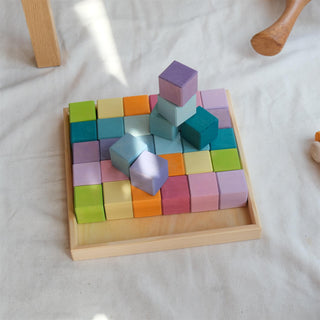 Mosaikk klosser i pastell