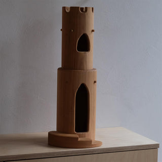 Round tower (2 pcs) with stairs - borgdel