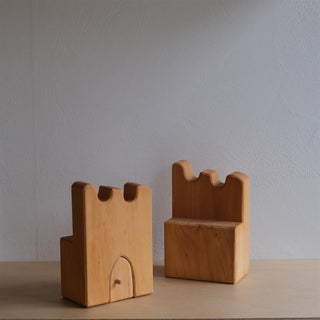 Two parapets with 1 portal - borgdel