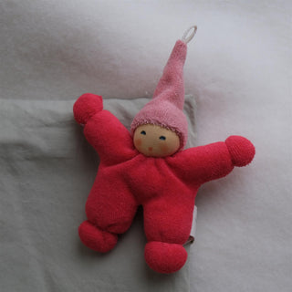 Wichtel - rød og rosa - 11cm