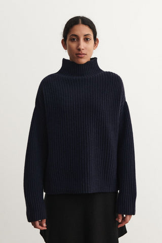 Lammeull rib genser - Voksen