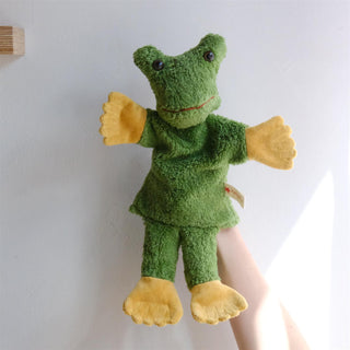 Frosk hånddukke - 26cm