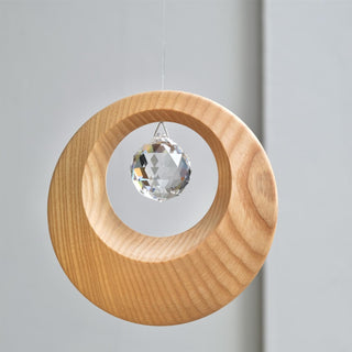 Harmoniring med krystall - stor (L)