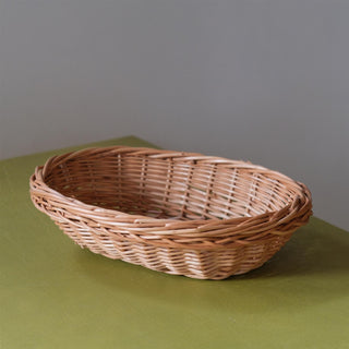 Lav oval seljekurv