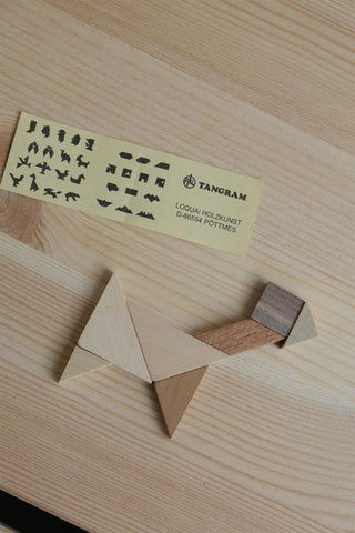 Tangram i fyrstikkeske