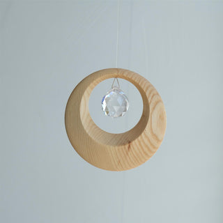 Harmoniring med krystall - medium (m)