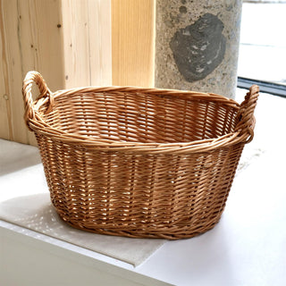 Liten avlang kurv med håndtak - 40cm