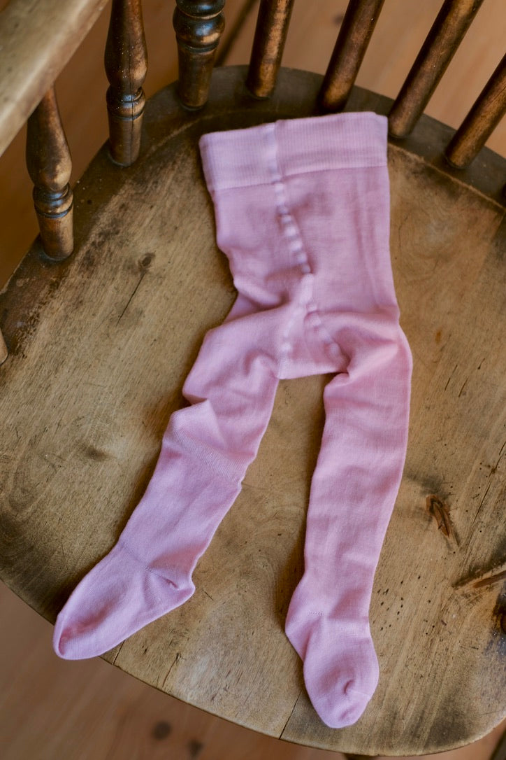 Strømpebukse til barn - rosa - strl: 86-122