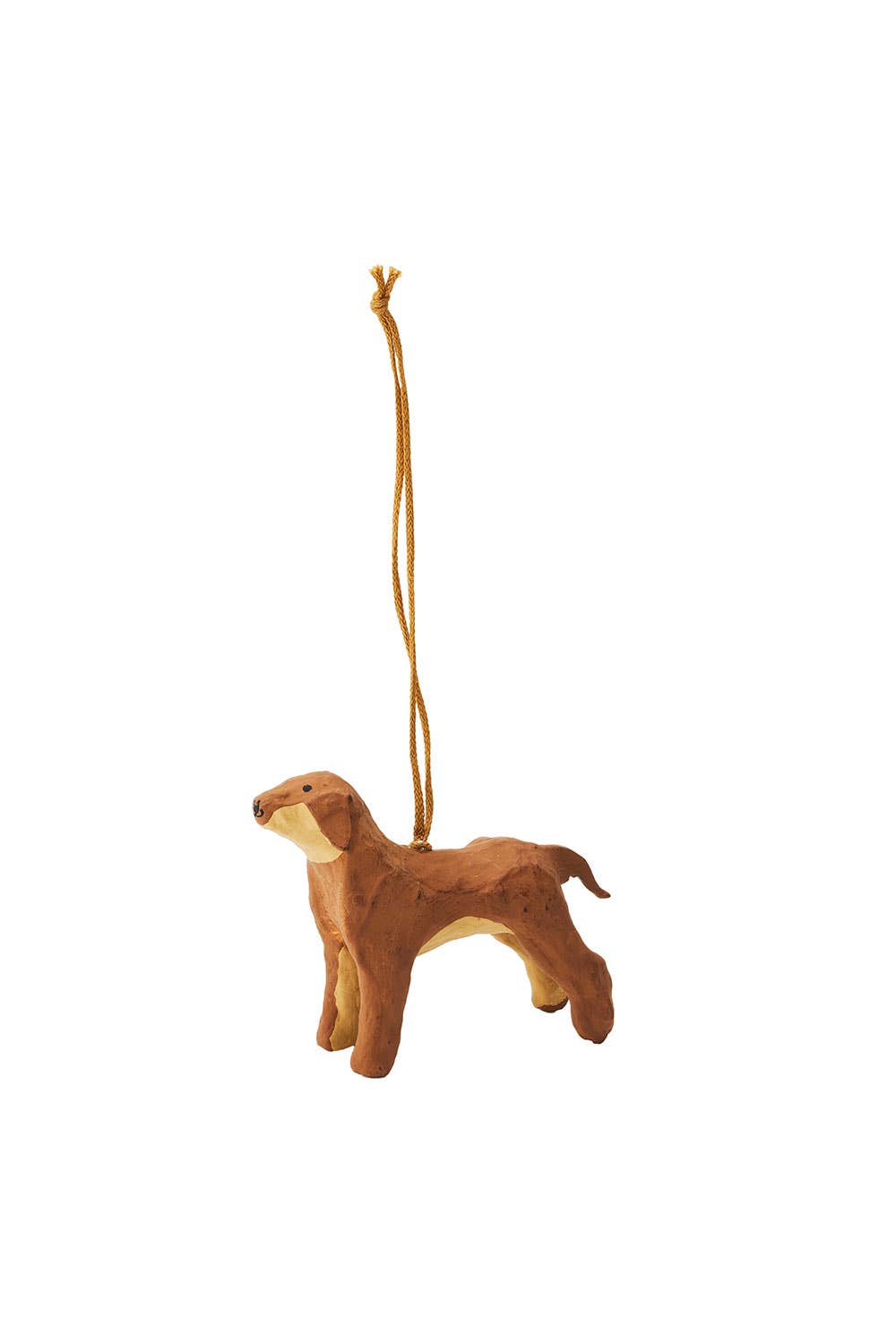 Hund - pappmasjé juletrepynt