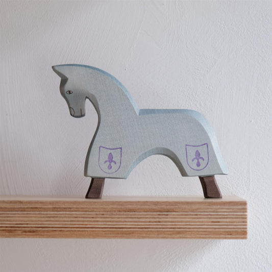 Horse for knight blue - trefigur