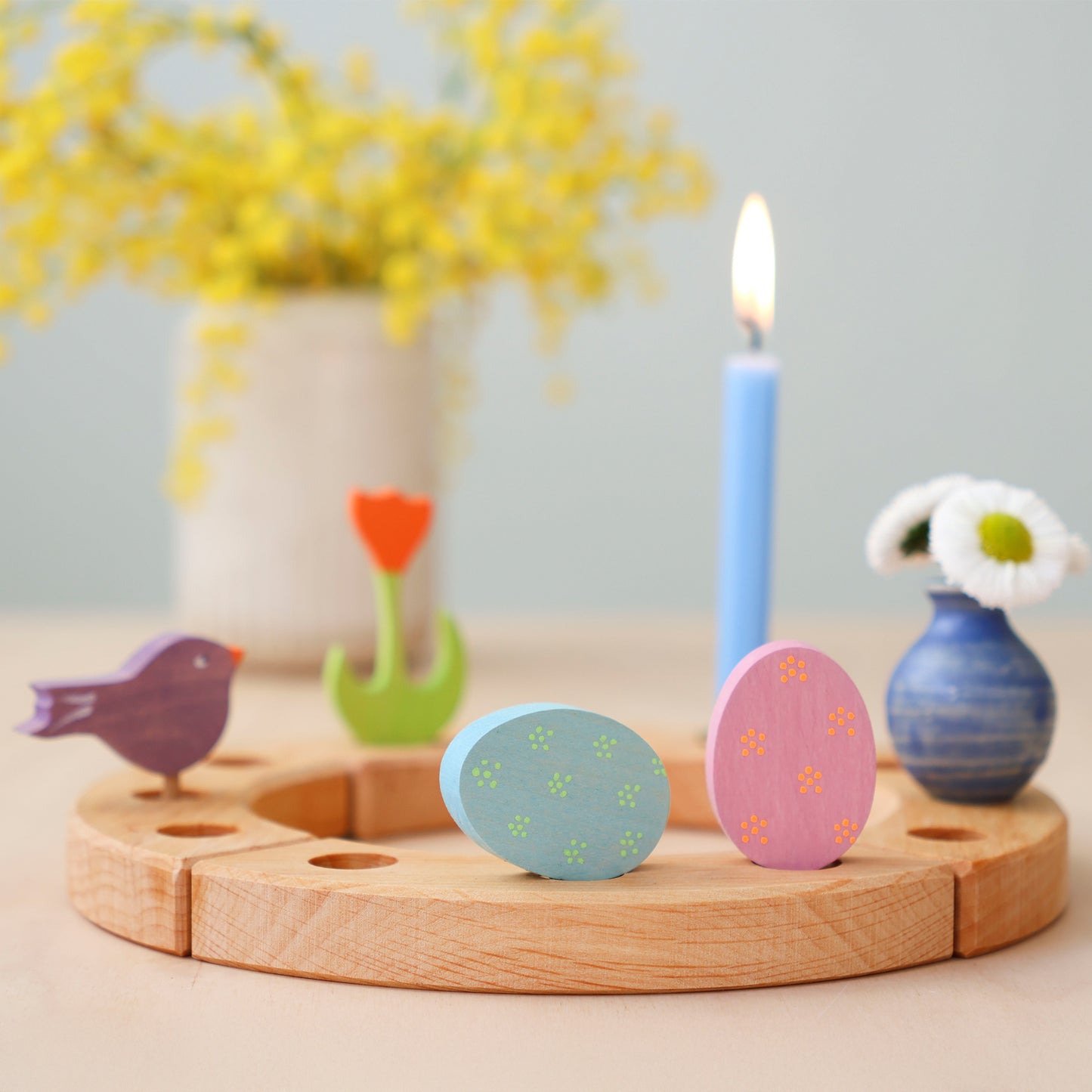 Påskeegg til bursdagsringen - Blomsterduo