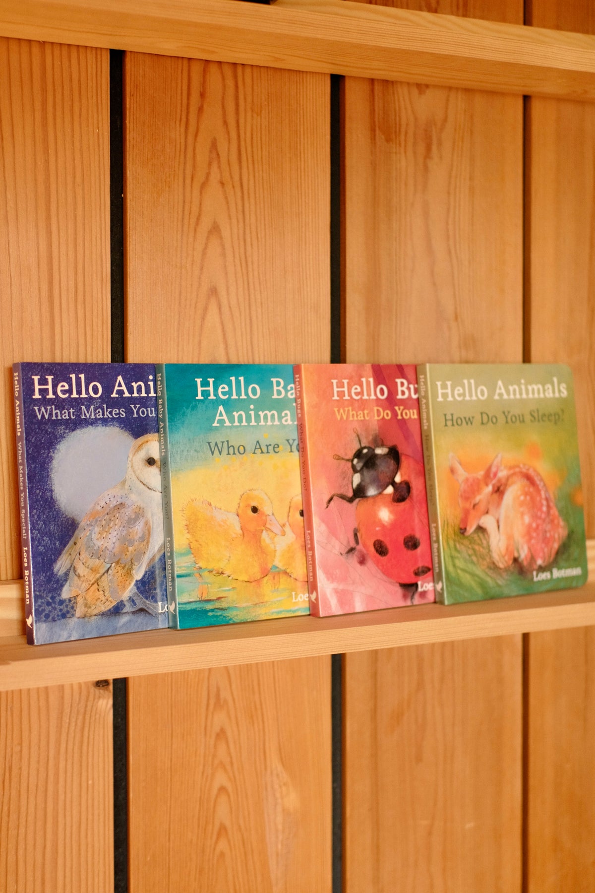 Hello Animals - Loes Botman - samlesett med 4 bøker