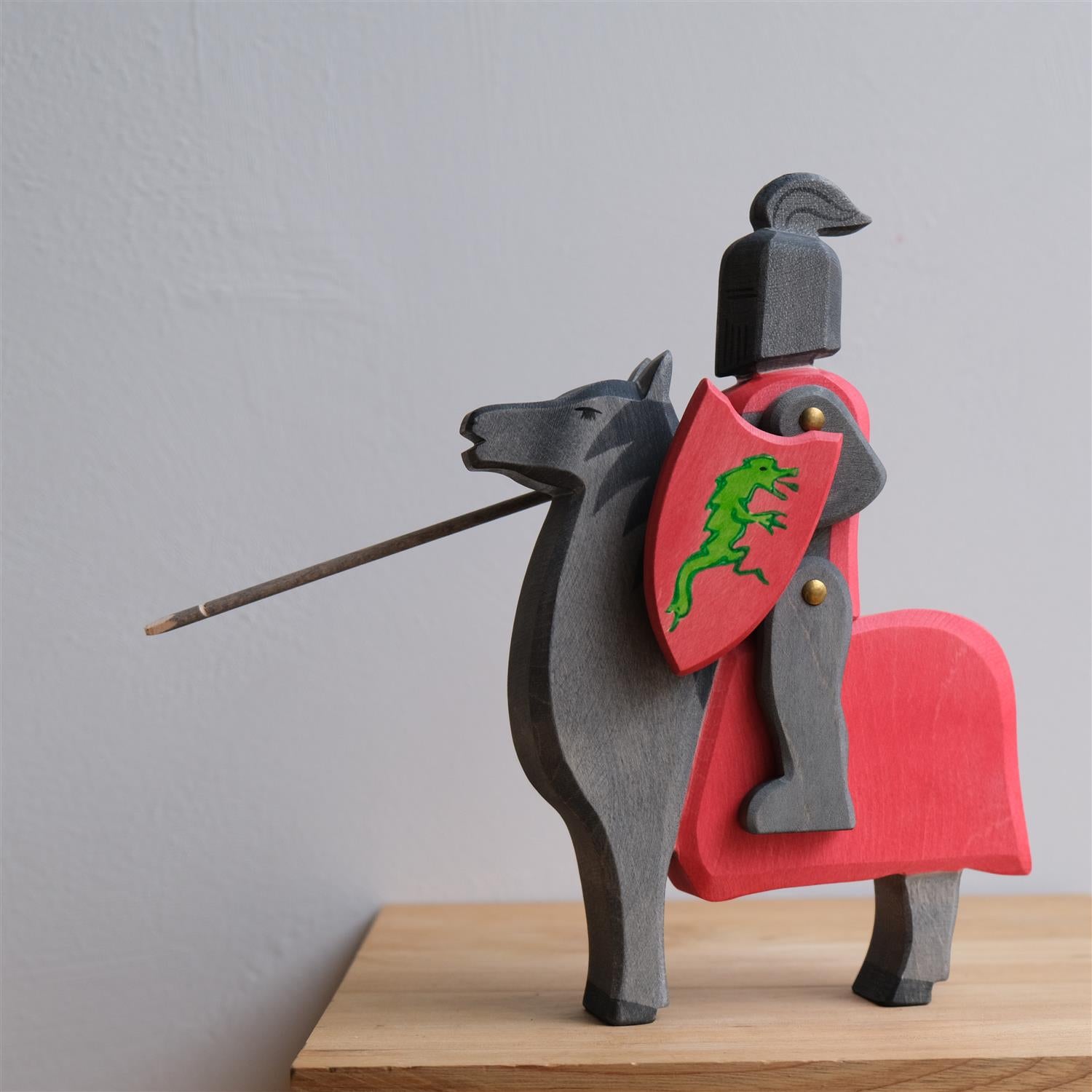 Horse black knight - trefigur