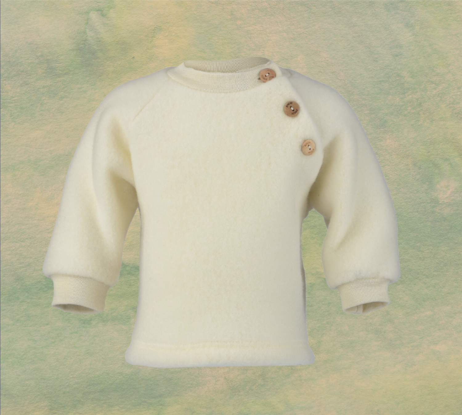 Ullfleece babygenser - kimono