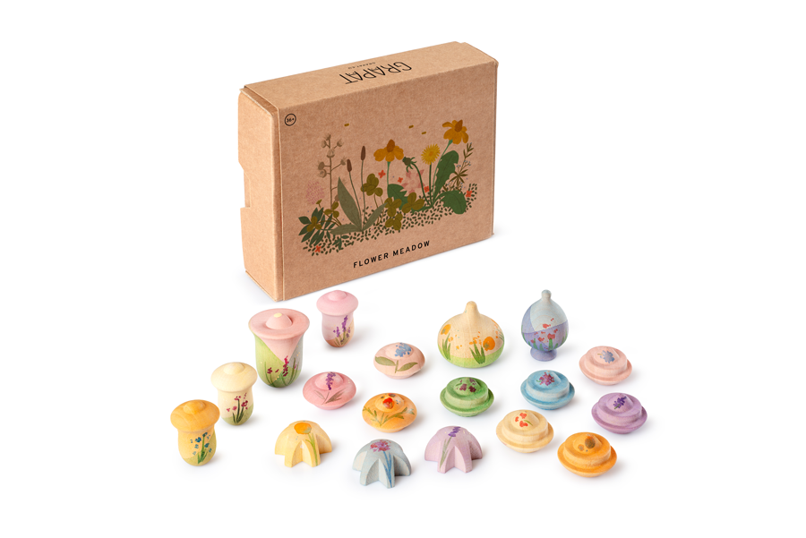 Flower Meadow - sett med blomster