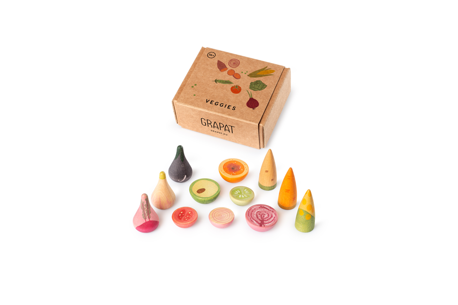 Veggies - sett med lekemat