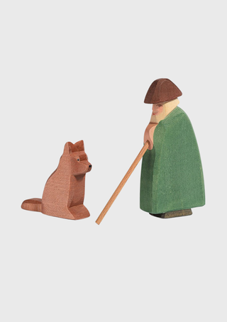 Shepherd with staff - trefigur