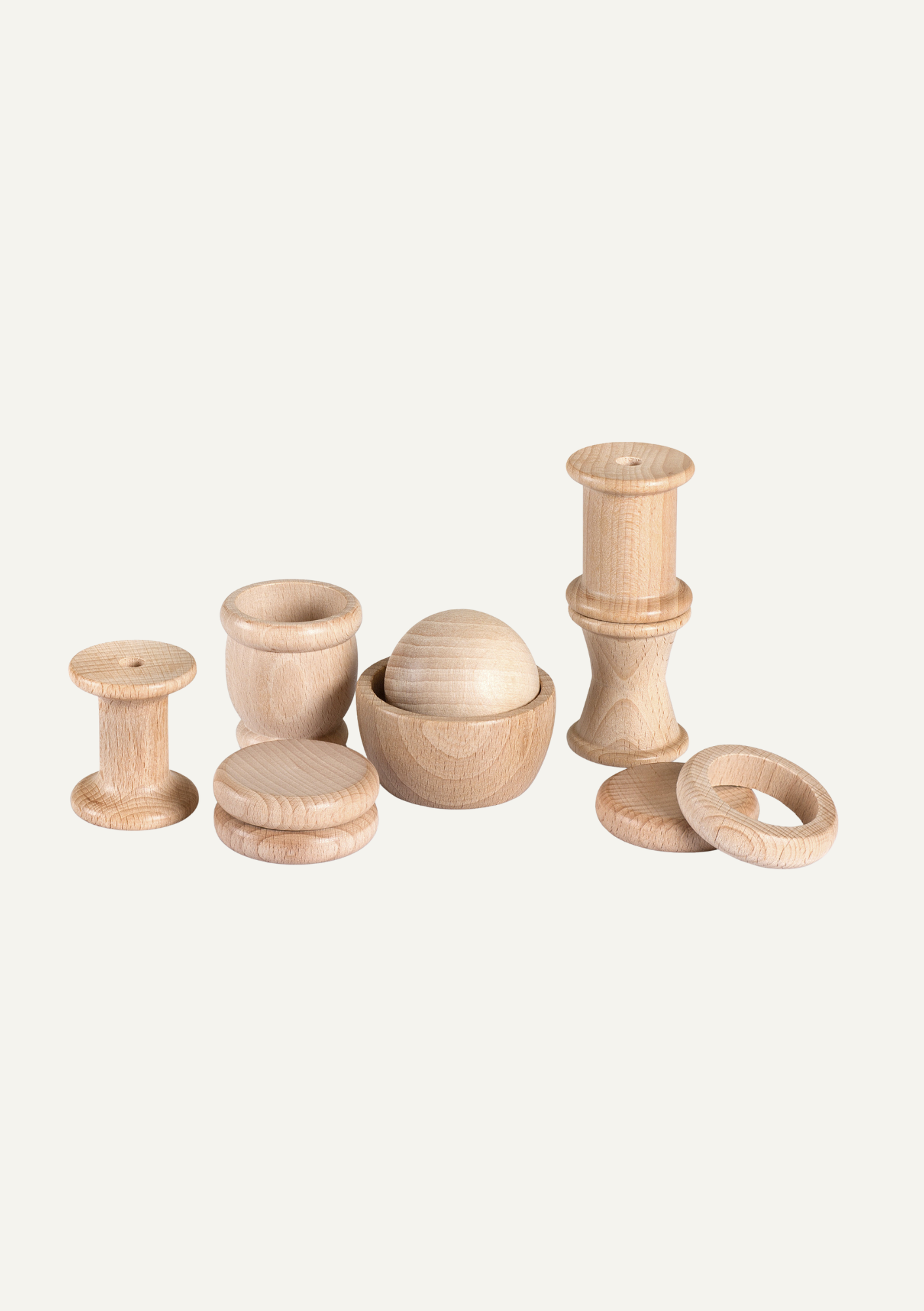 Small treasure basket - 10 deler