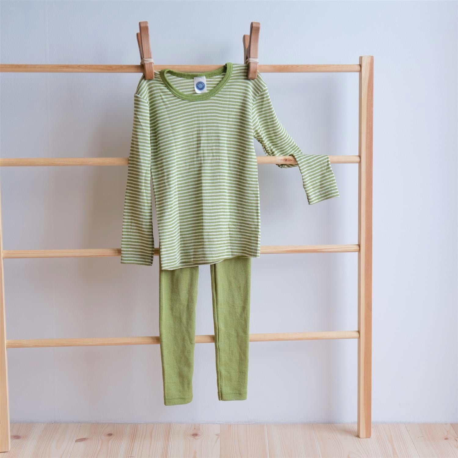 Leggings til barn - ull/silke - 13 fargevalg