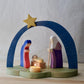 Nativity candle holder