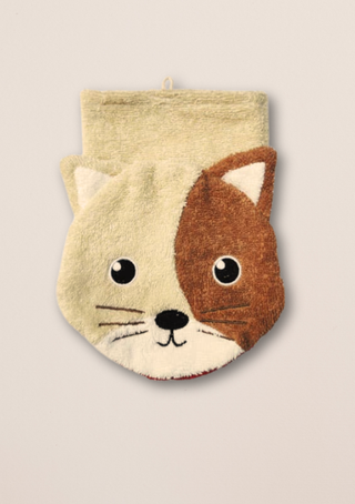 Øko vaskeklut - liten katt