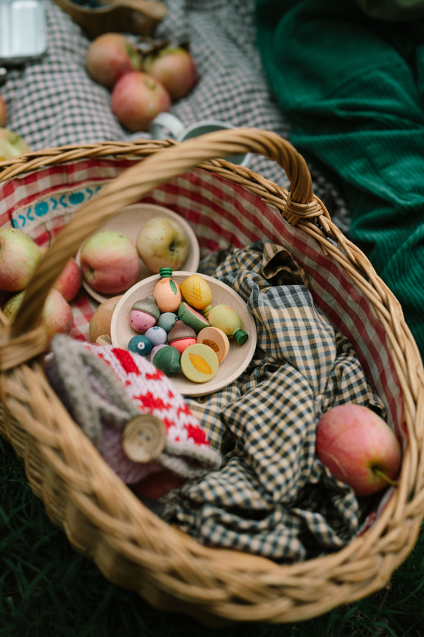 Fruits - sett med lekemat