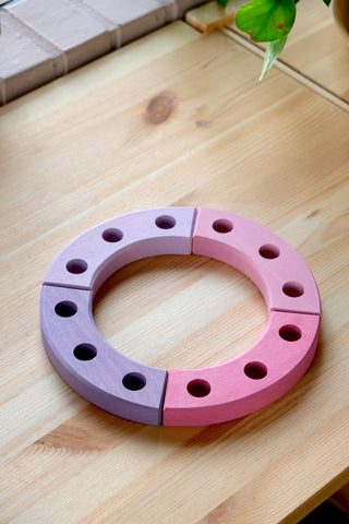 Liten bursdagsring - Rosa