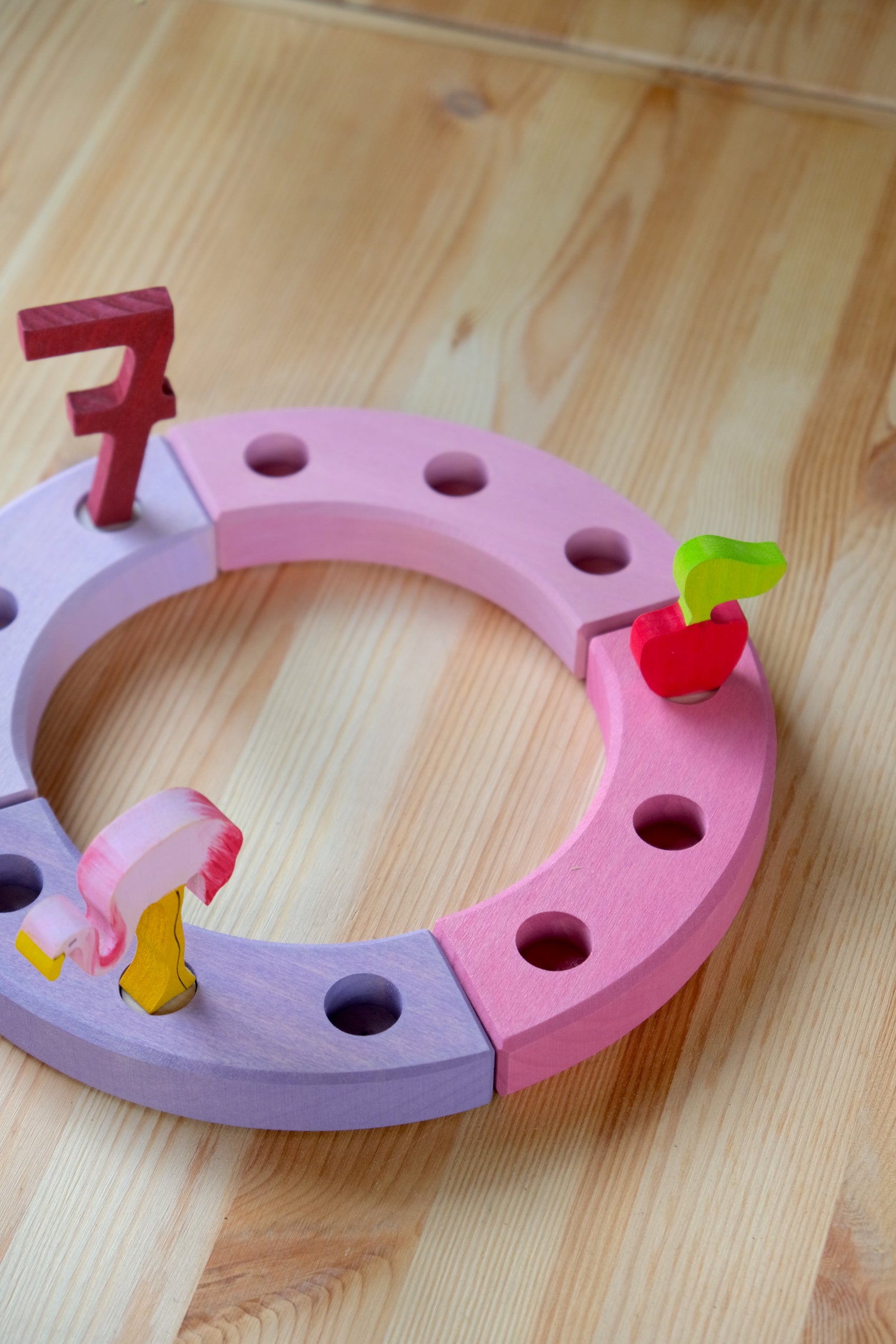 Liten bursdagsring - Rosa